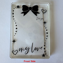 Load image into Gallery viewer, DISCOUNTED My Love Clear Acrylic Photocard Holder - Small Imperfection
