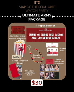 Map of the Soul ON:E Watch Party Tickets | READ DESCRIPTION