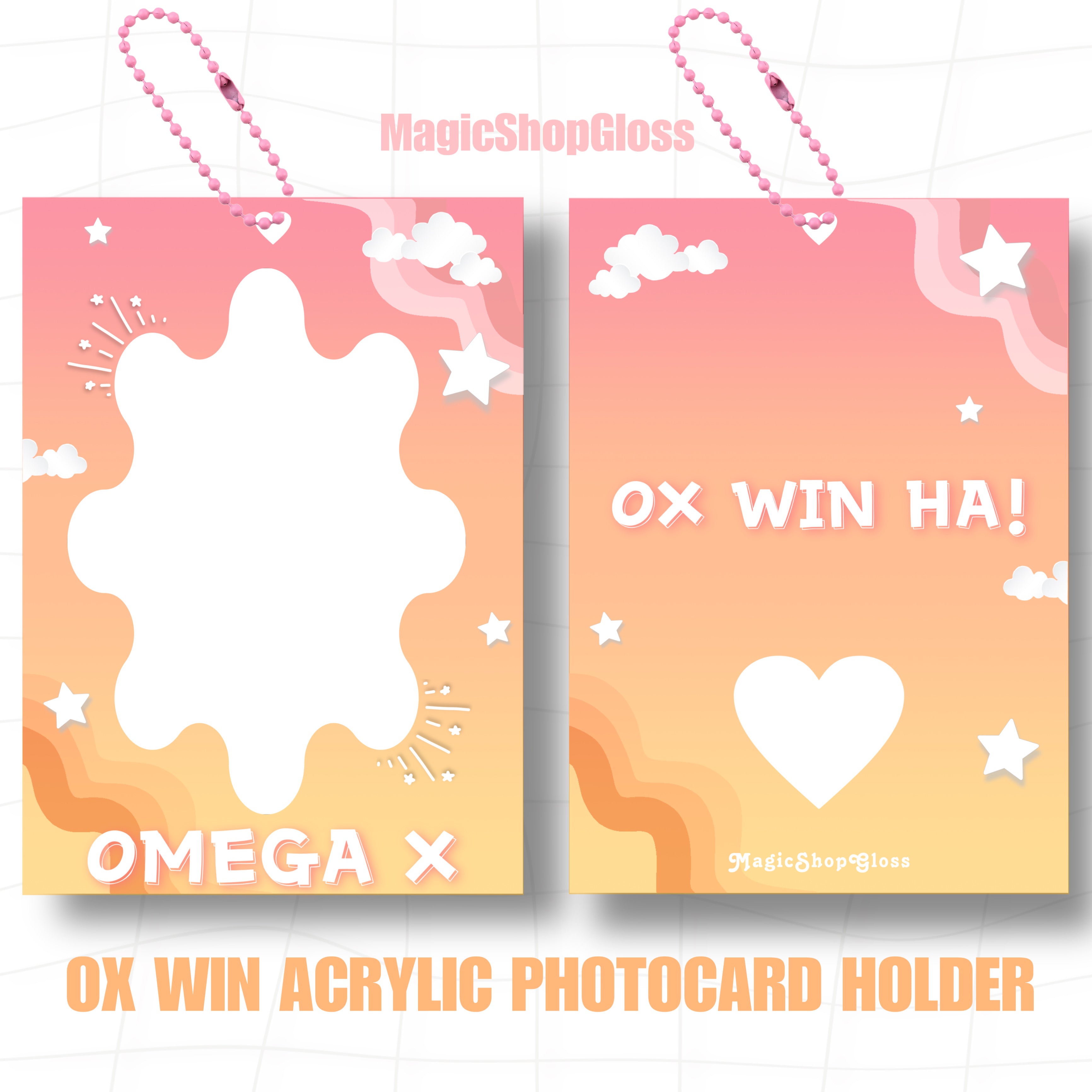 OX WIN Acrylic Photocard Holder